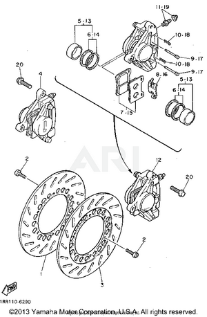 FRONT BRAKE CALIPER