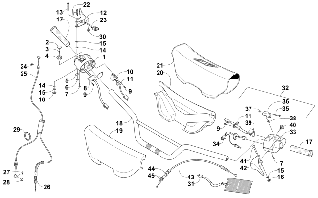 HANDLEBAR AND CONTROLS