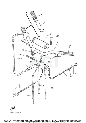 STEERING HANDLE CABLE