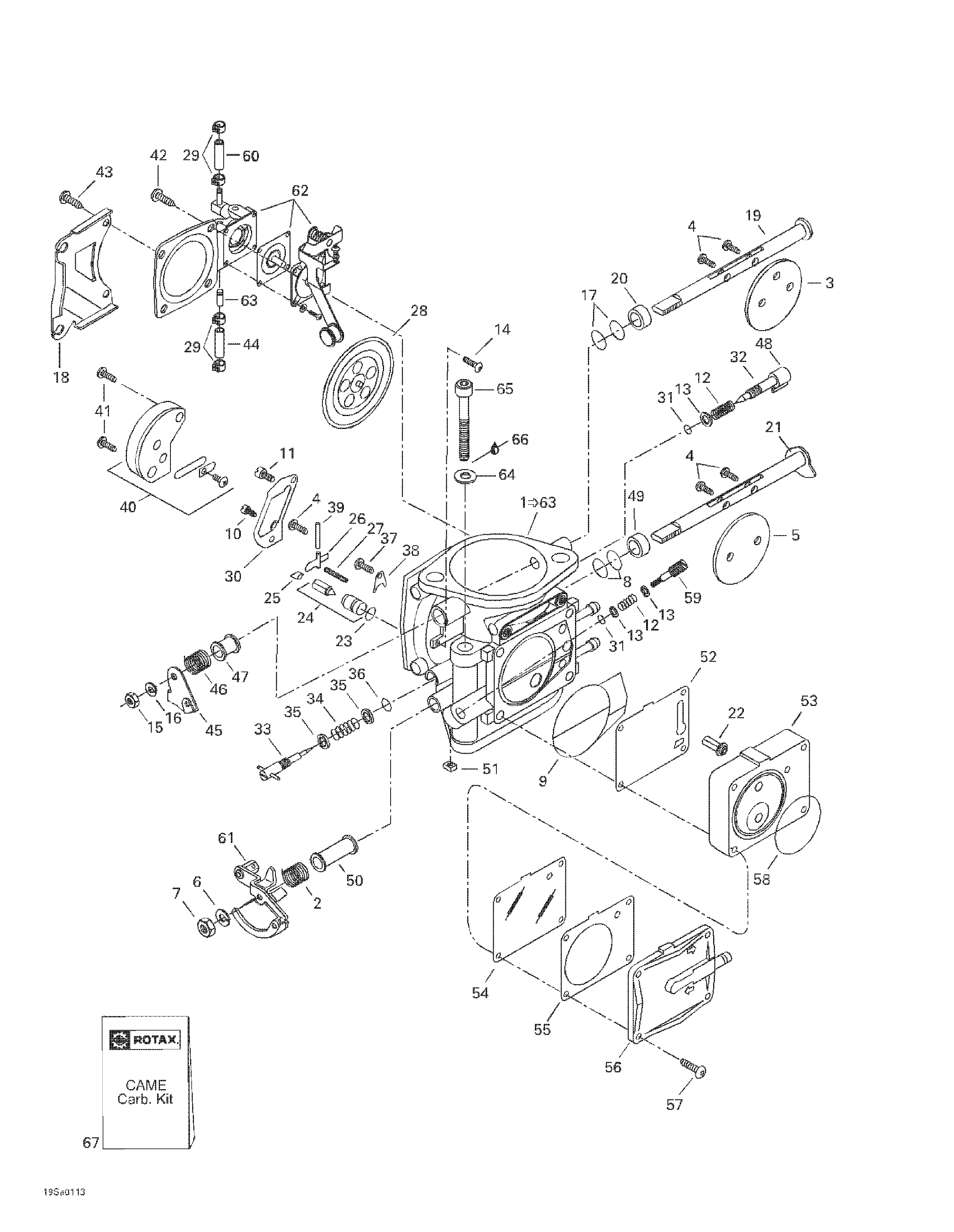 Carburetor (single, Mikuni)