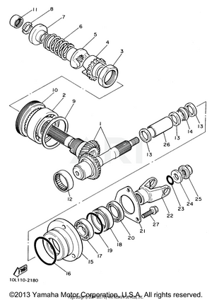 MIDDLE DRIVE GEAR