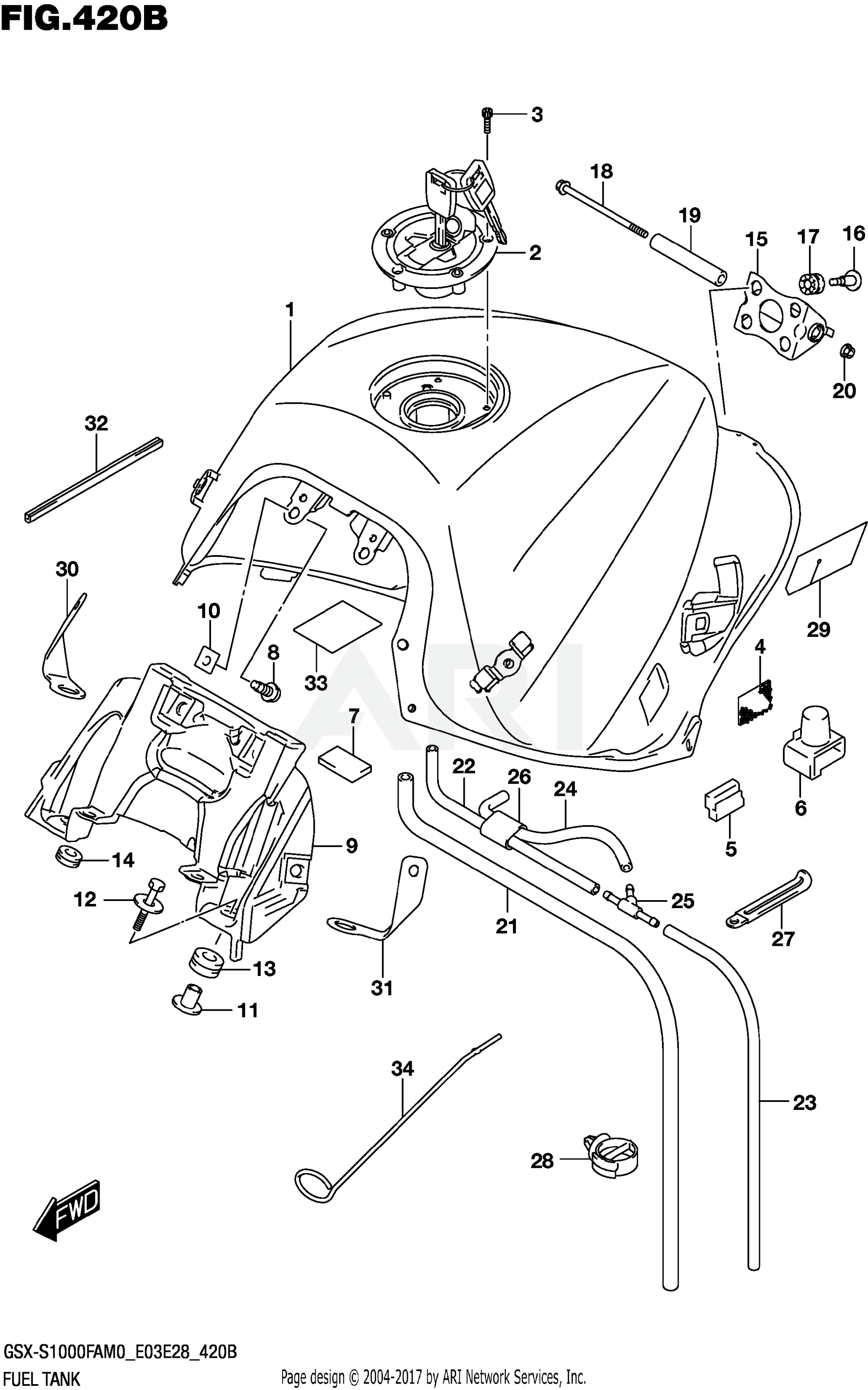 FUEL TANK (E28)