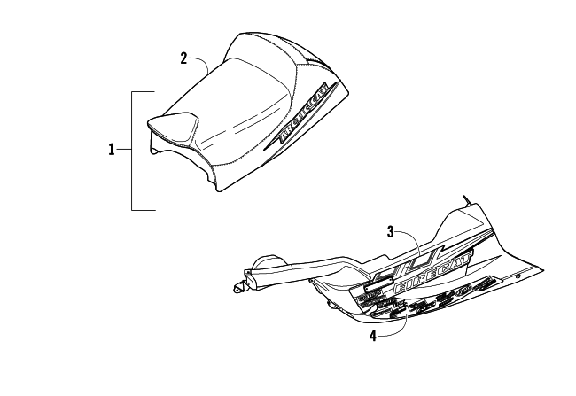 BELLY PAN AND SEAT ASSEMBLIES