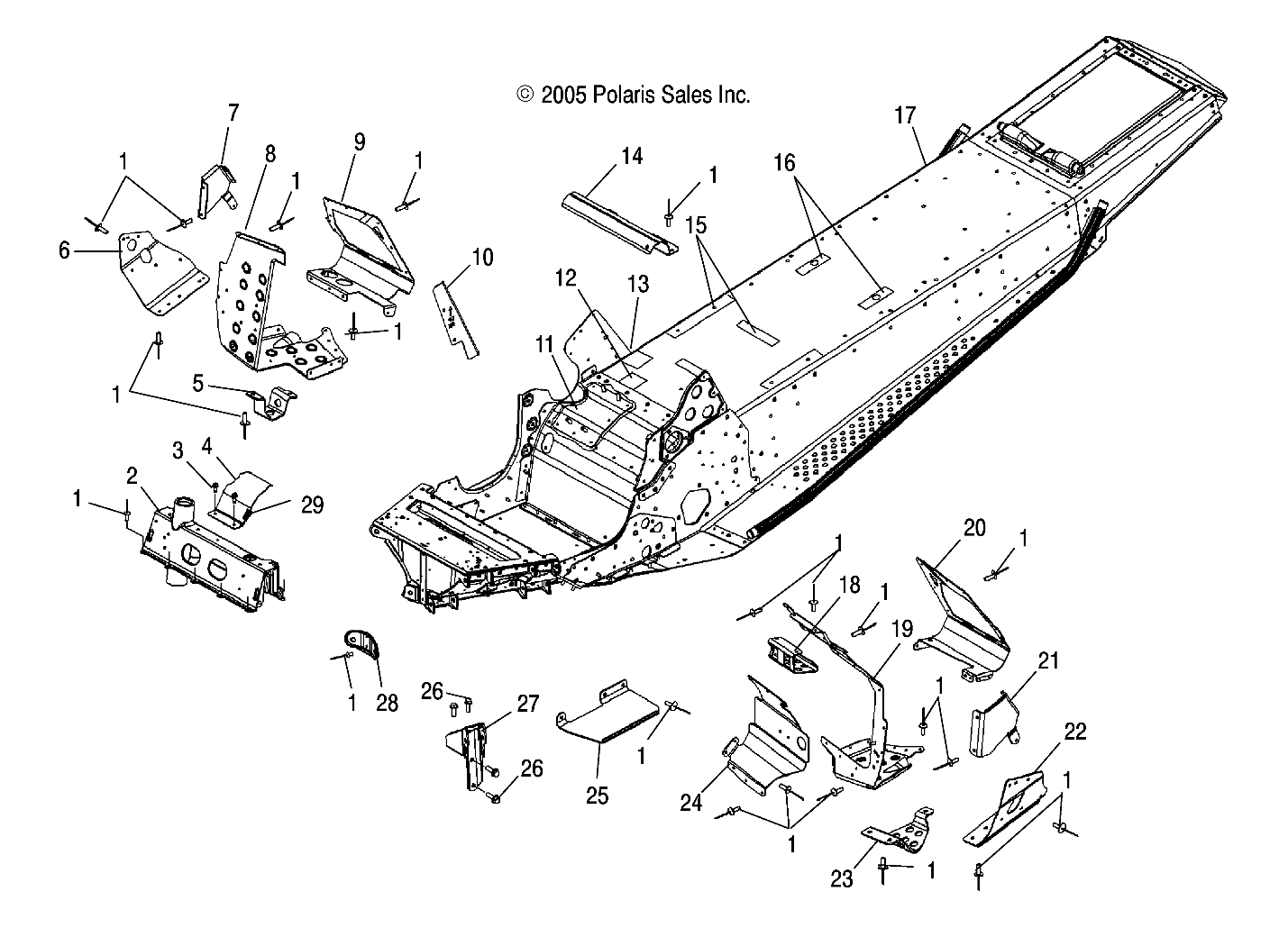 CHASSIS, FRONT - S06PS7FS (4997479747A03)