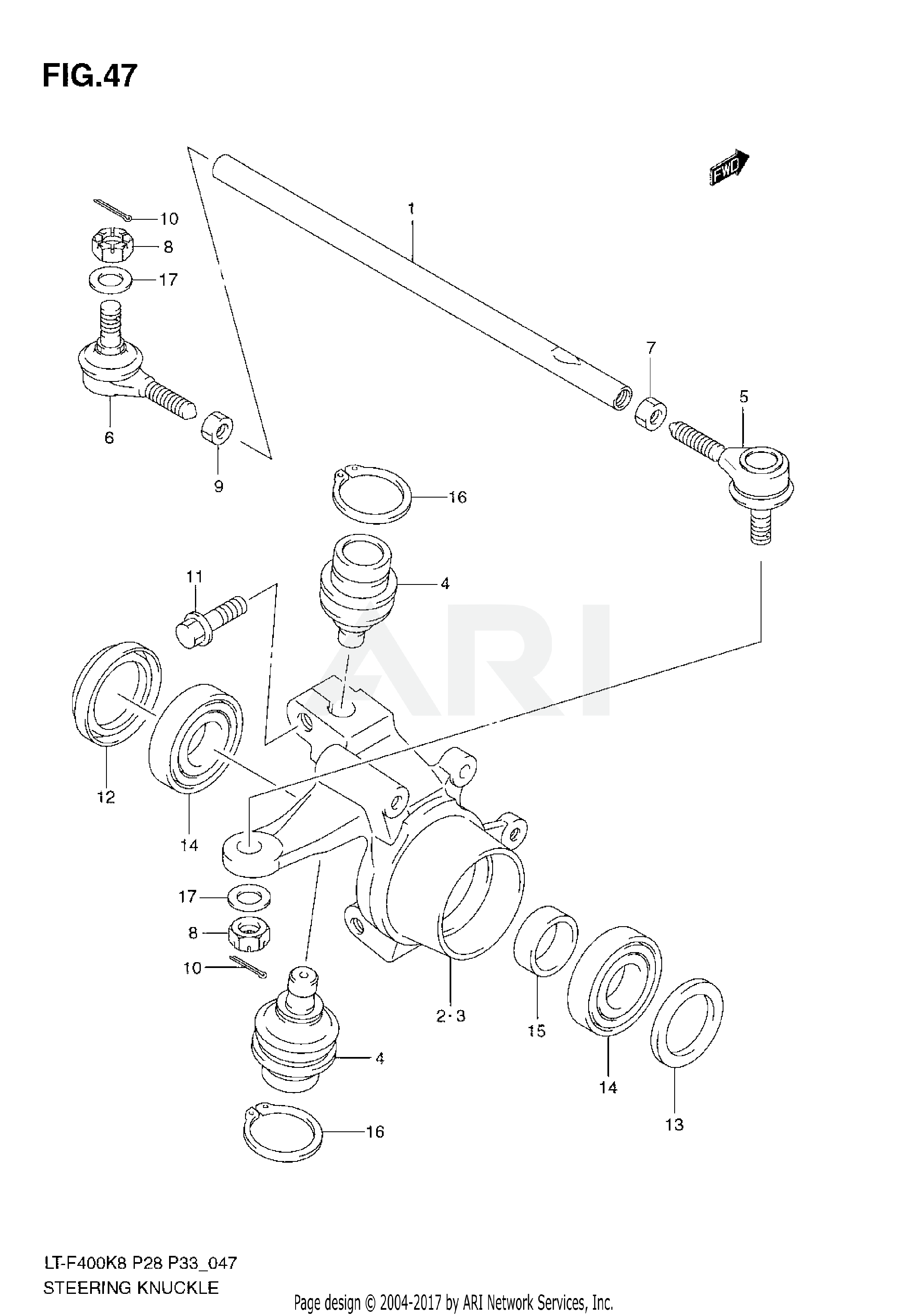 STEERING KNUCKLE