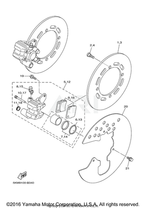 FRONT BRAKE CALIPER