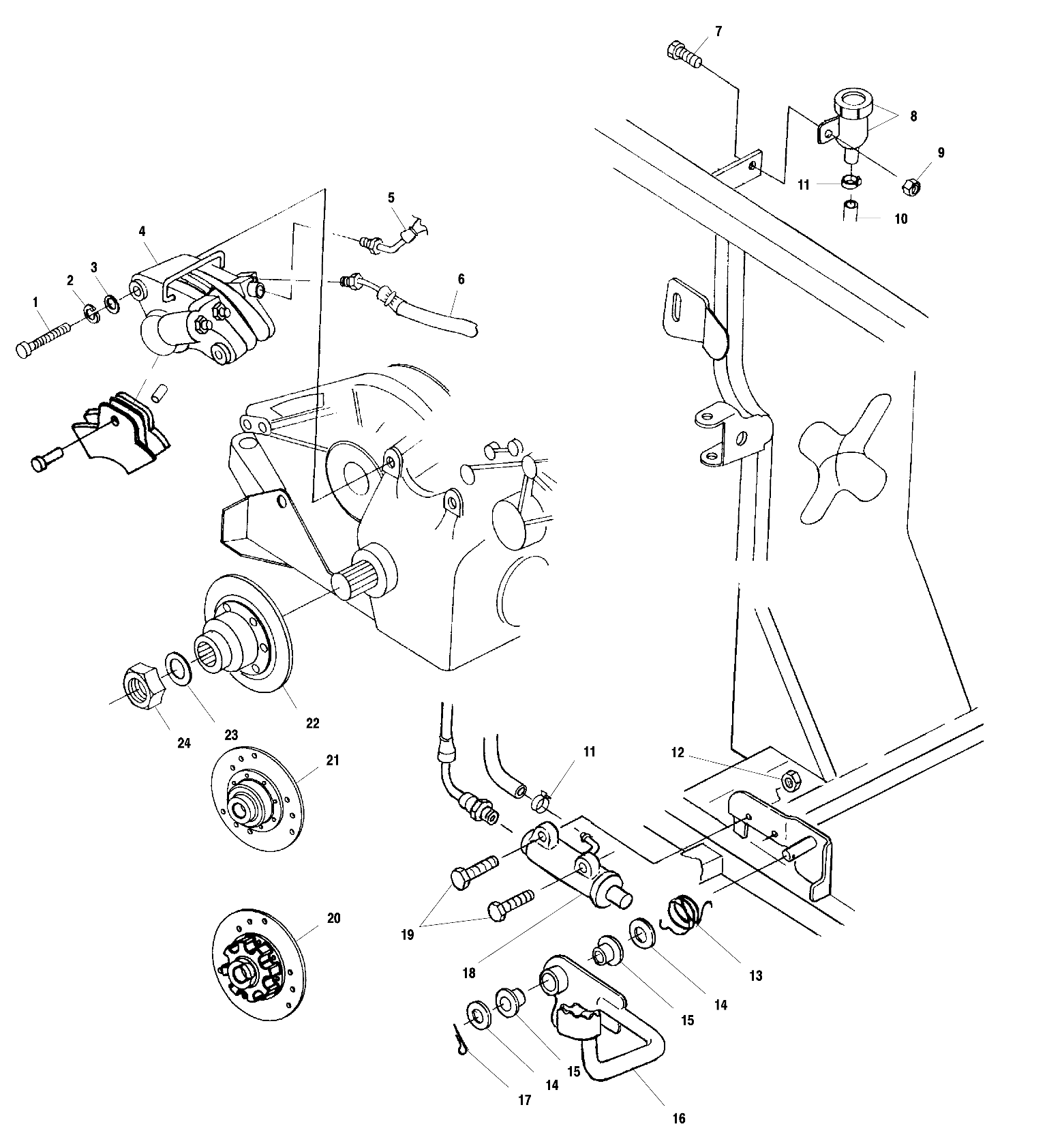 REAR BRAKE/FOOT PEDAL - A00CH50AA (4954805480C011)