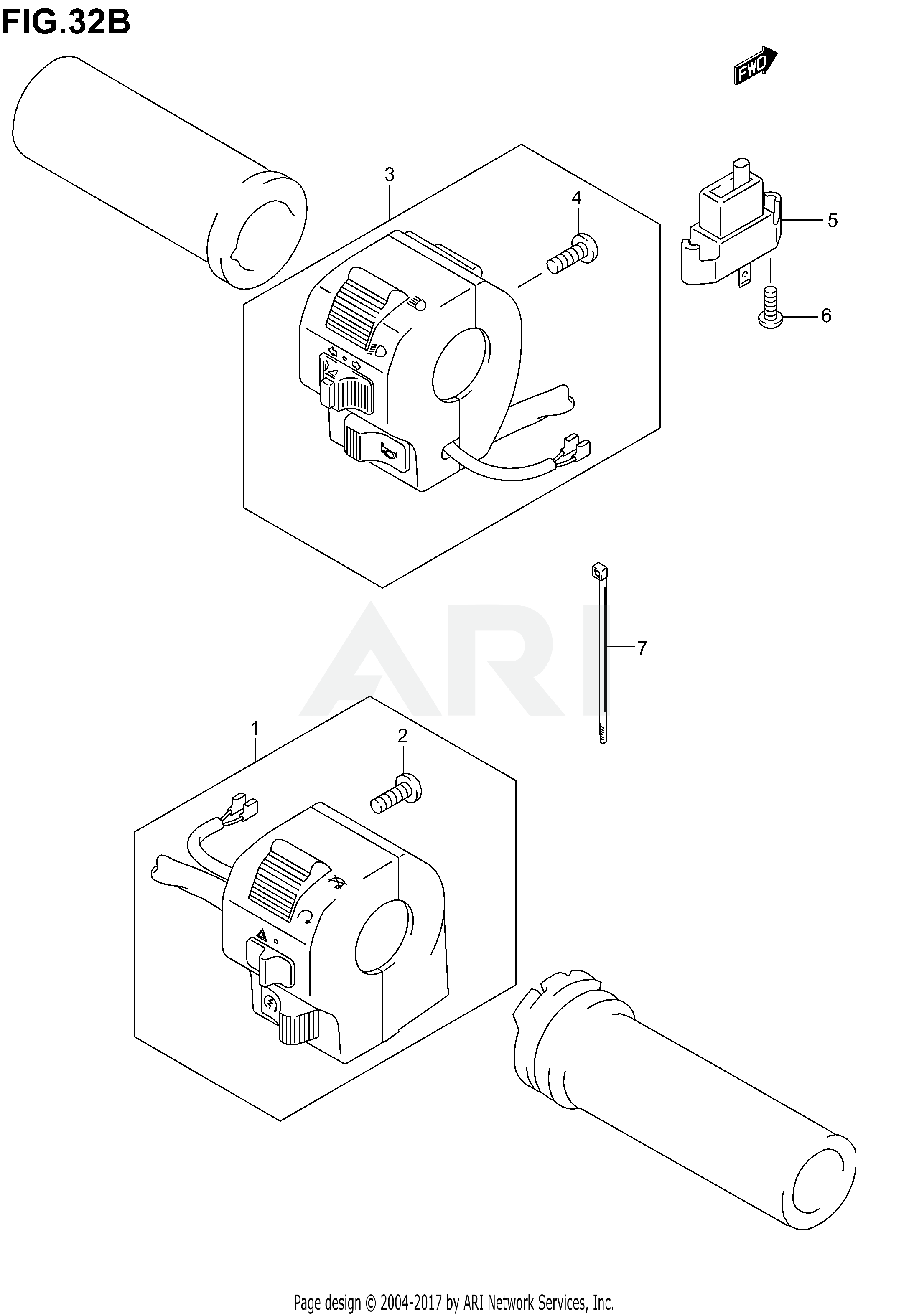 HANDLE SWITCH (MODEL K5)