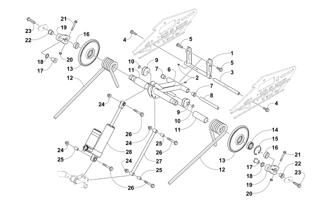 REAR SUSPENSION REAR ARM ASSEMBLY