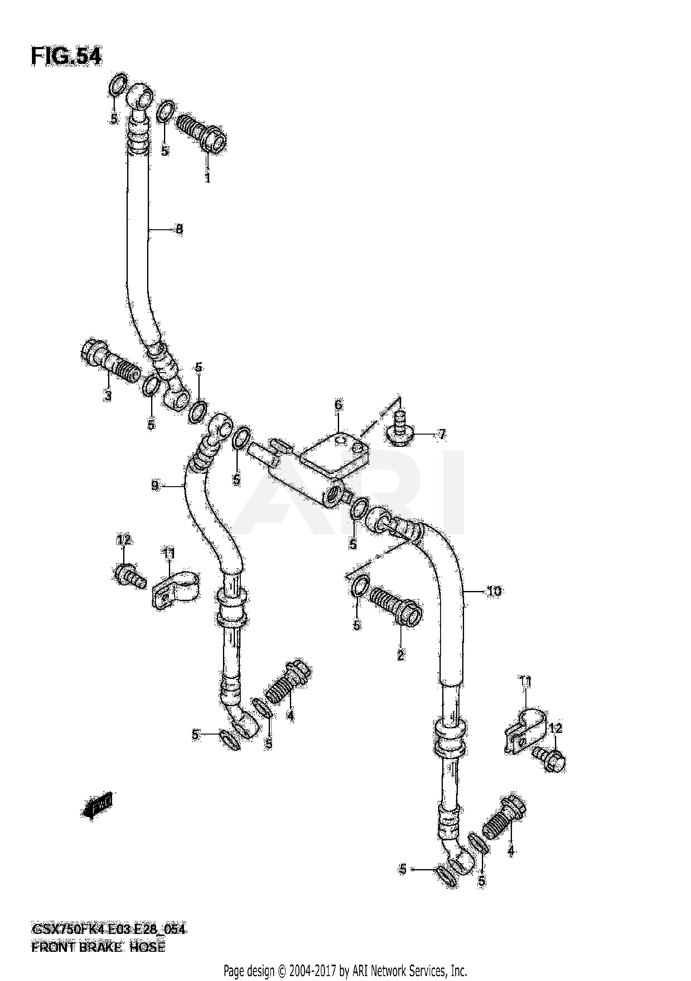 FRONT BRAKE HOSE