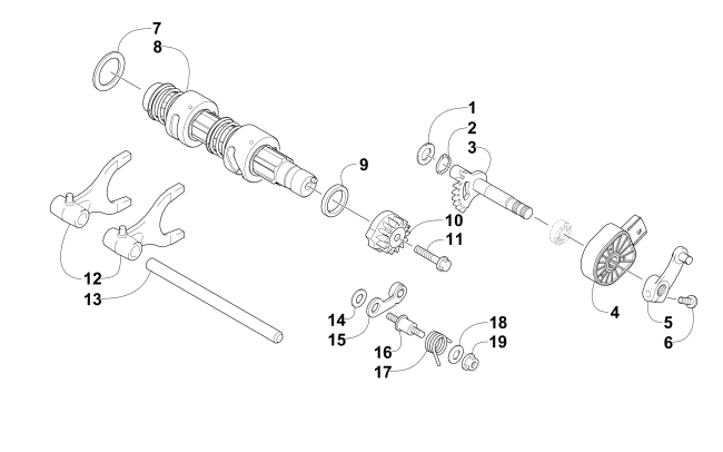 GEAR SHIFTING ASSEMBLY