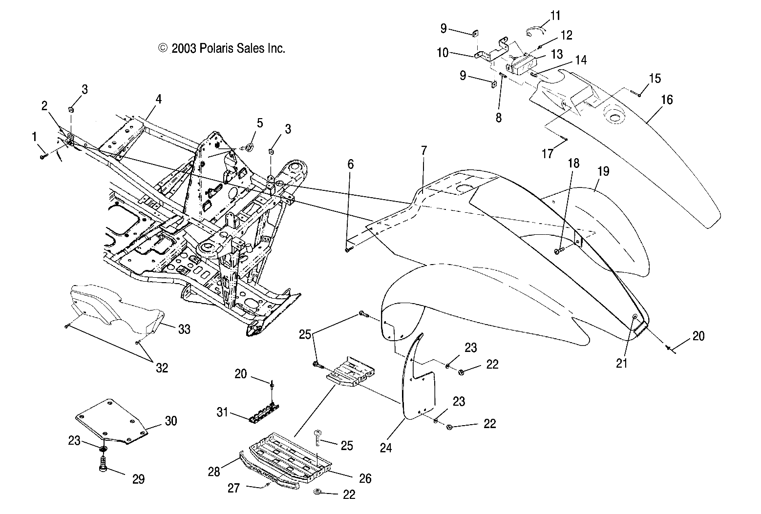 FRONT CAB - A04BA25CA/CB (4986208620A03)