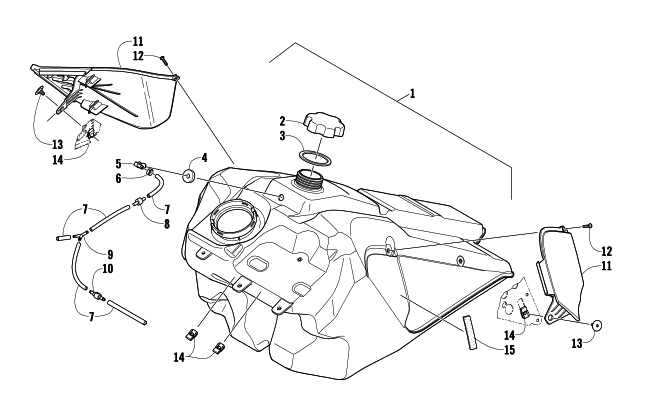 GAS TANK ASSEMBLY