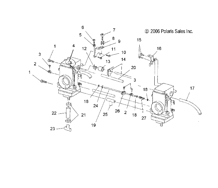 ENGINE, CARBURETOR - S07NP5CS/CE (49SNOWCARBURETOR600HO)