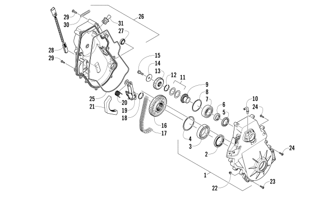 CHAIN CASE ASSEMBLY