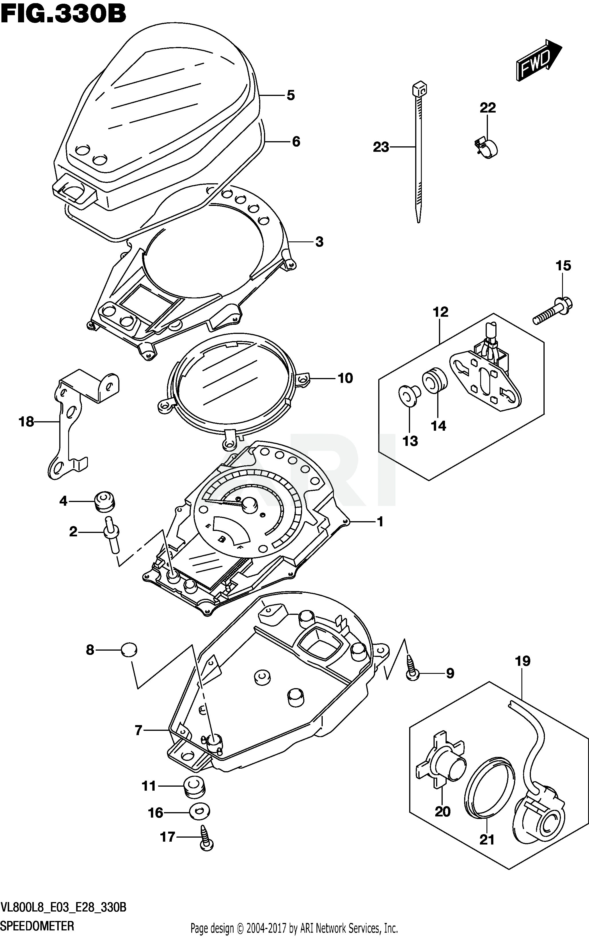 SPEEDOMETER (VL800L8 E28)