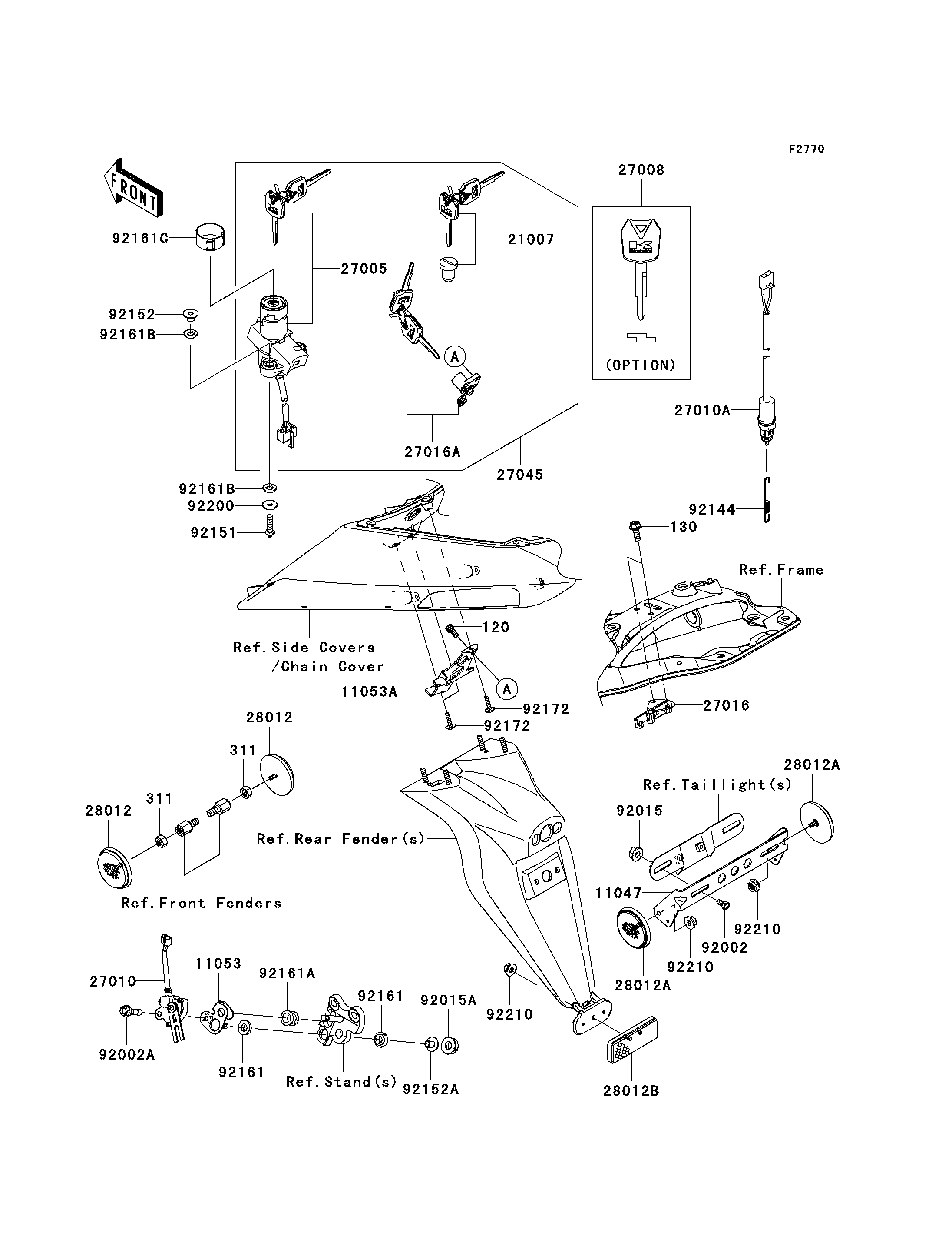 Ignition Switch/Locks/Reflectors