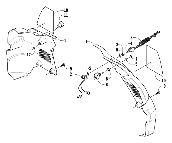 CONSOLE AND SWITCH ASSEMBLY