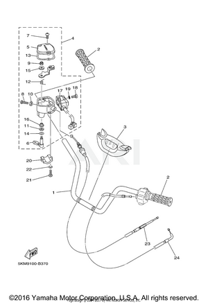 STEERING HANDLE CABLE