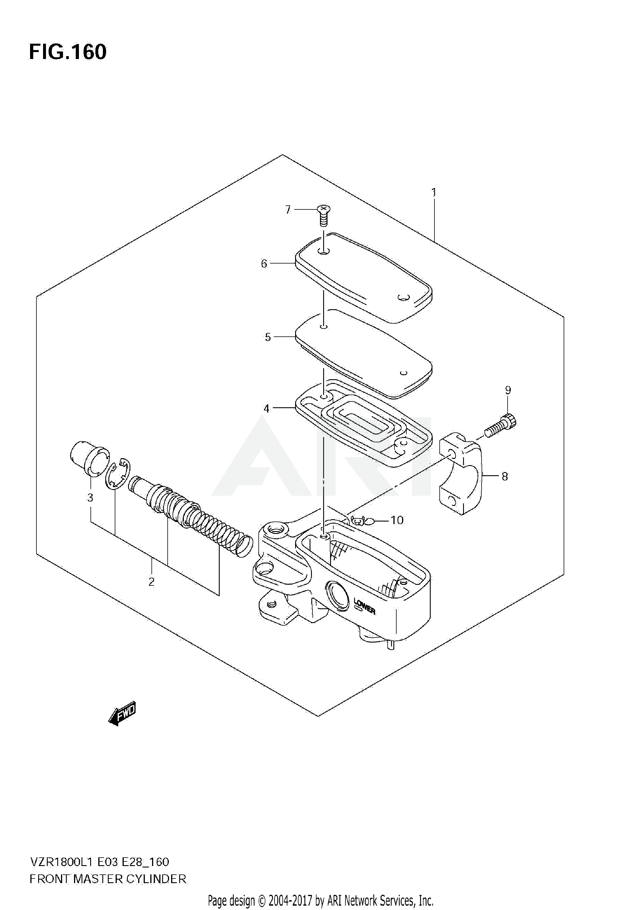 FRONT MASTER CYLINDER (VZR1800Z L1 E33)