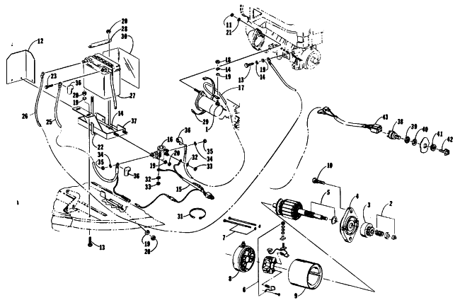 ELECTRIC START ASSEMBLY