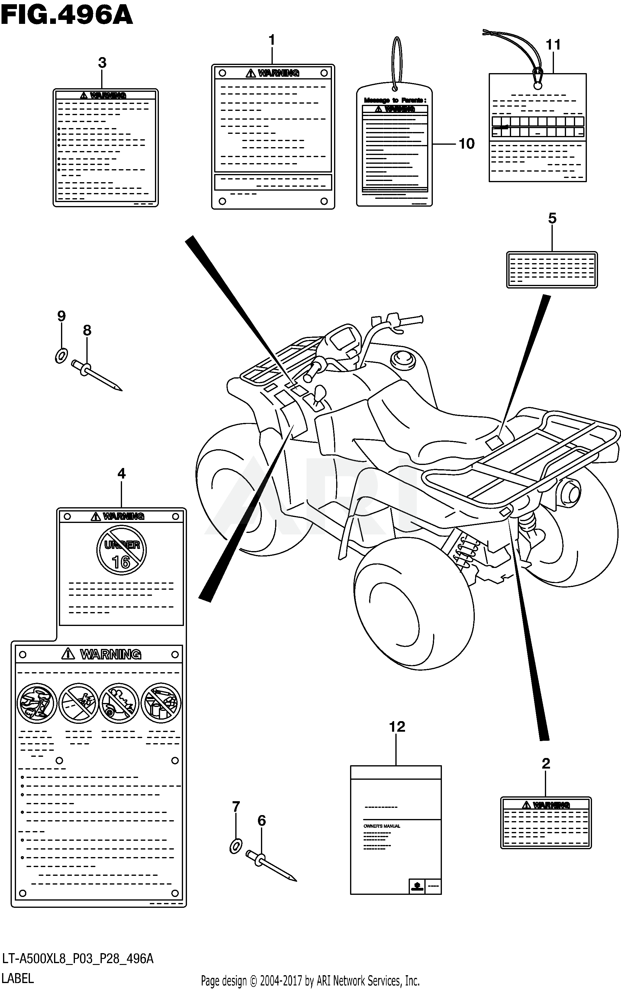 LABEL (LT-A500XL8 P03)