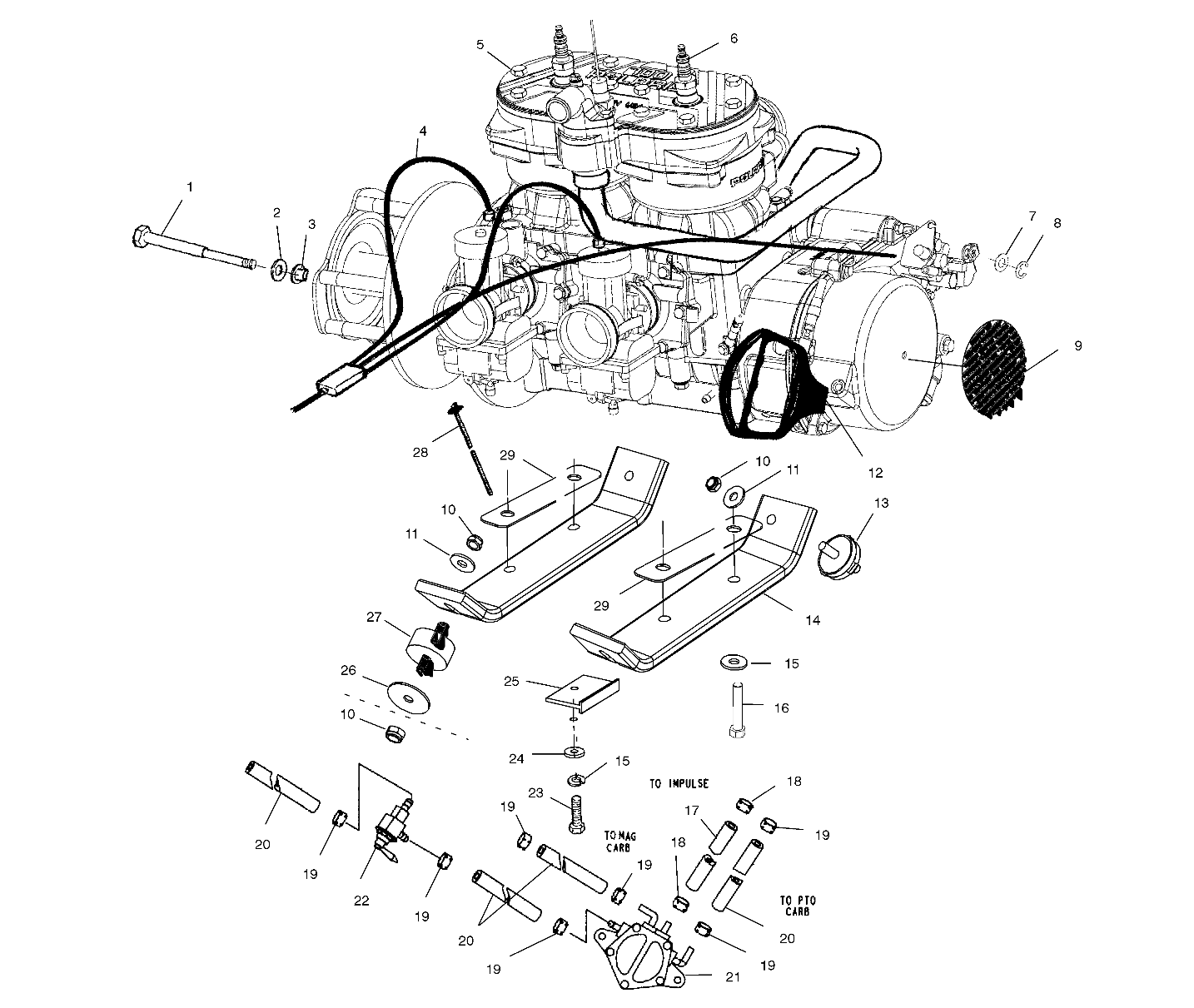 ENGINE MOUNTING - S00SR7ASA (4954105410c003)