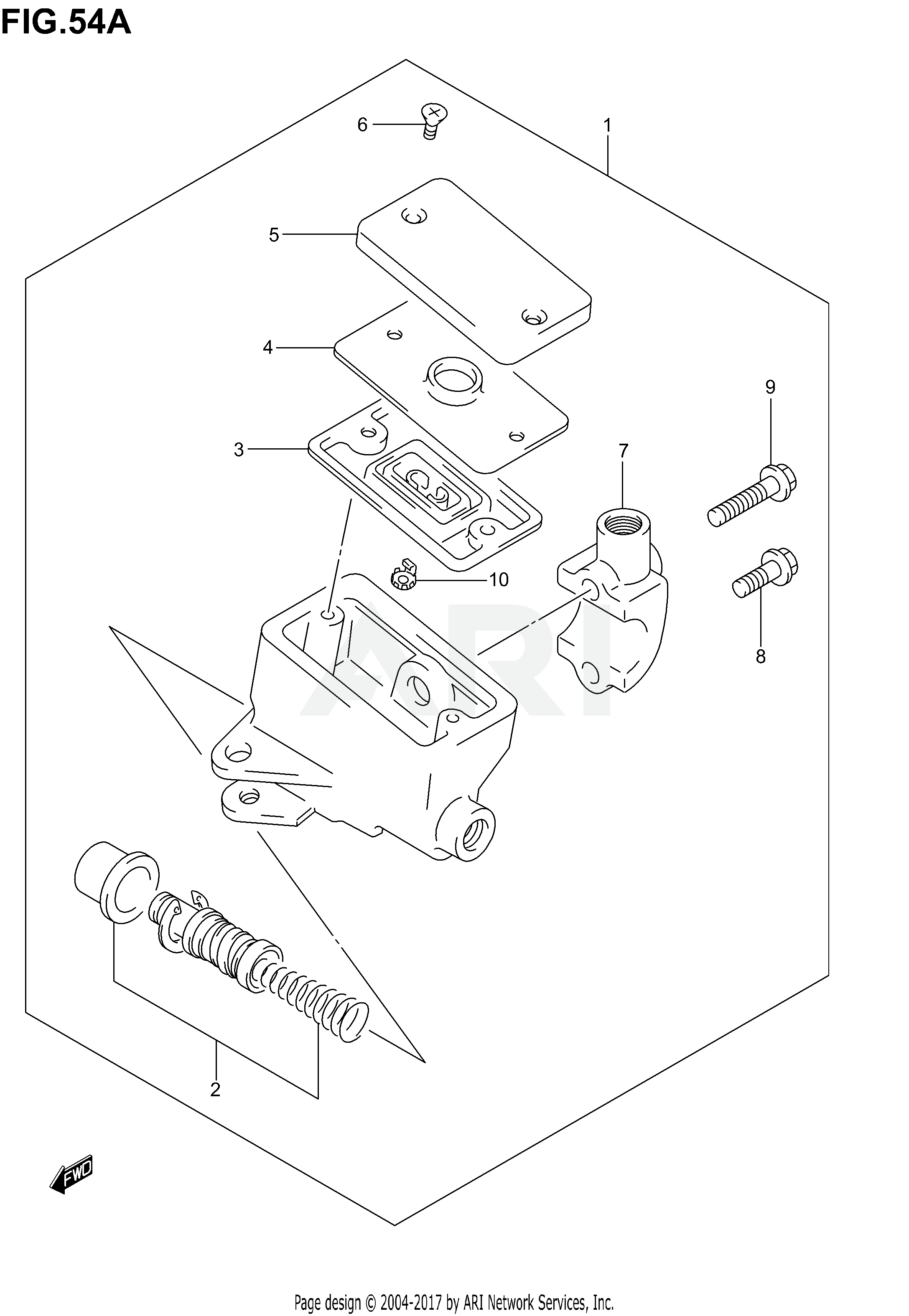 FRONT MASTER CYLINDER (GSF1200K1/K2/K3)