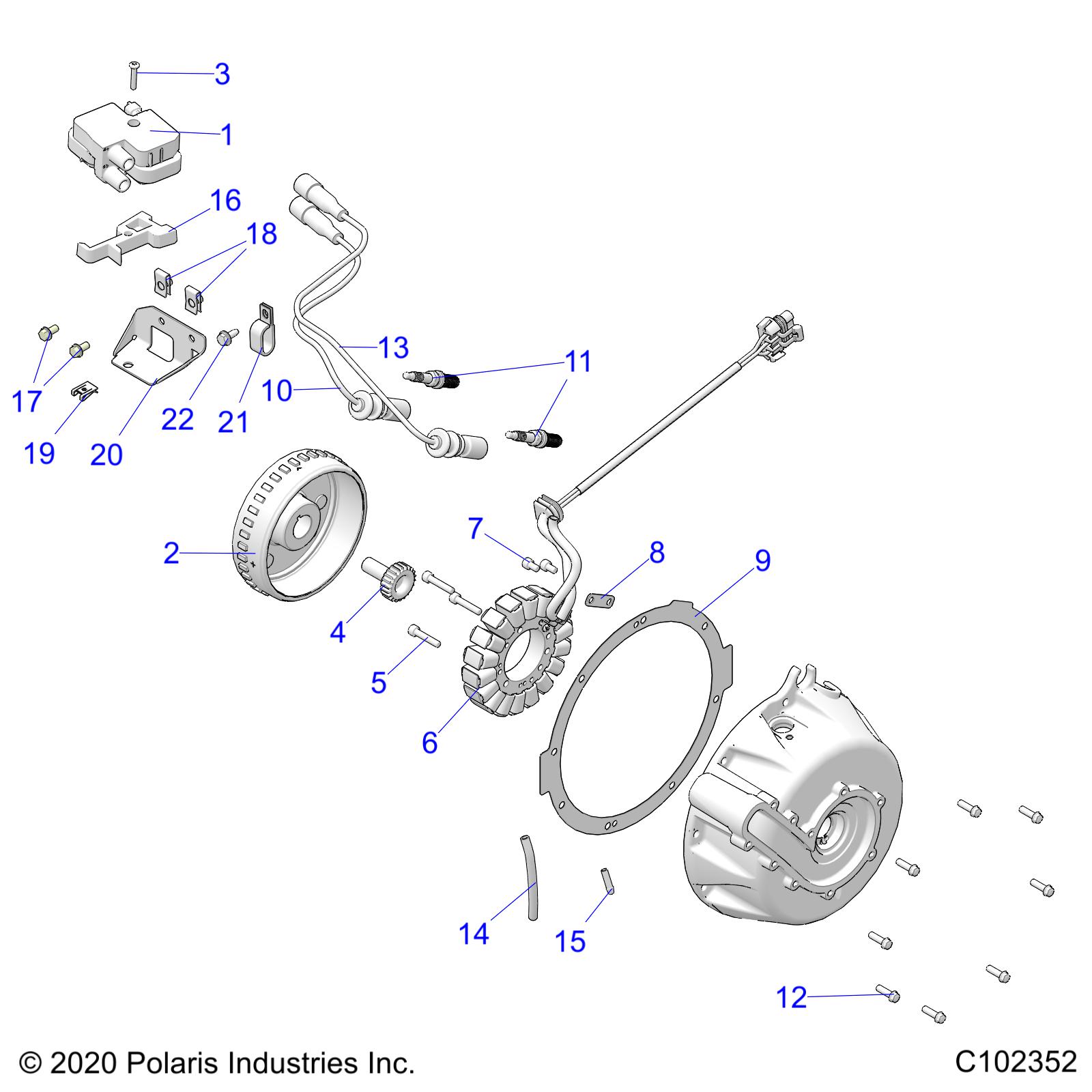 ELECTRICAL, IGNITION SYSTEM - A20SGE95AK (C102352)