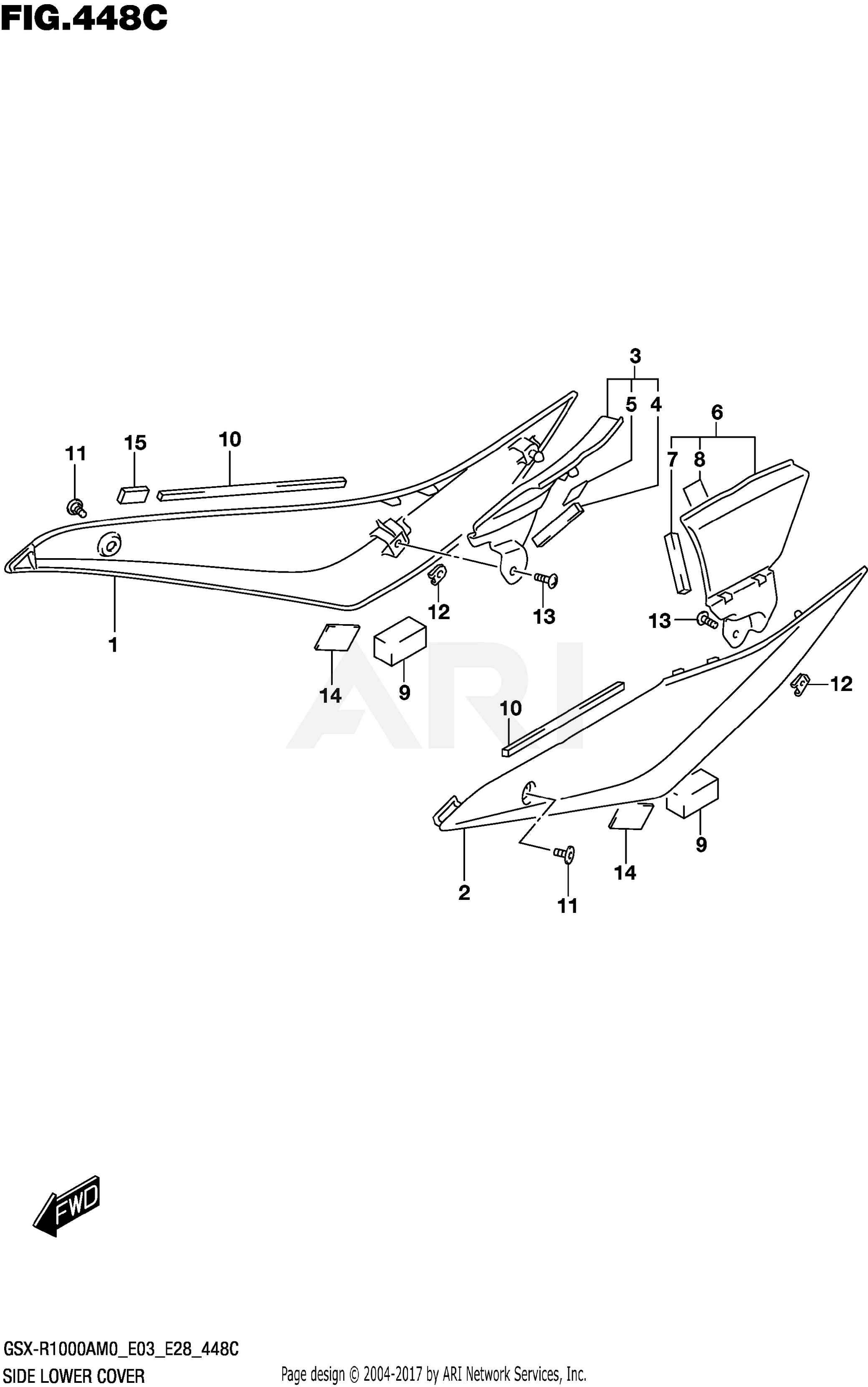 SIDE LOWER COVER (GSX-R1000RA)