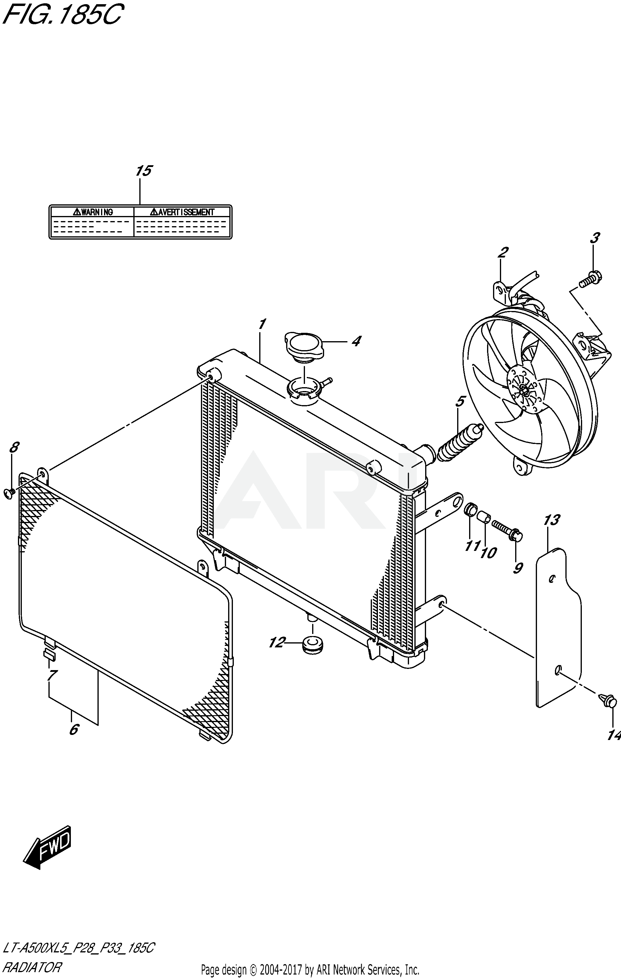 RADIATOR (LT-A500XZL5 P28)