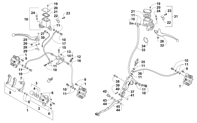 HYDRAULIC BRAKE ASSEMBLY