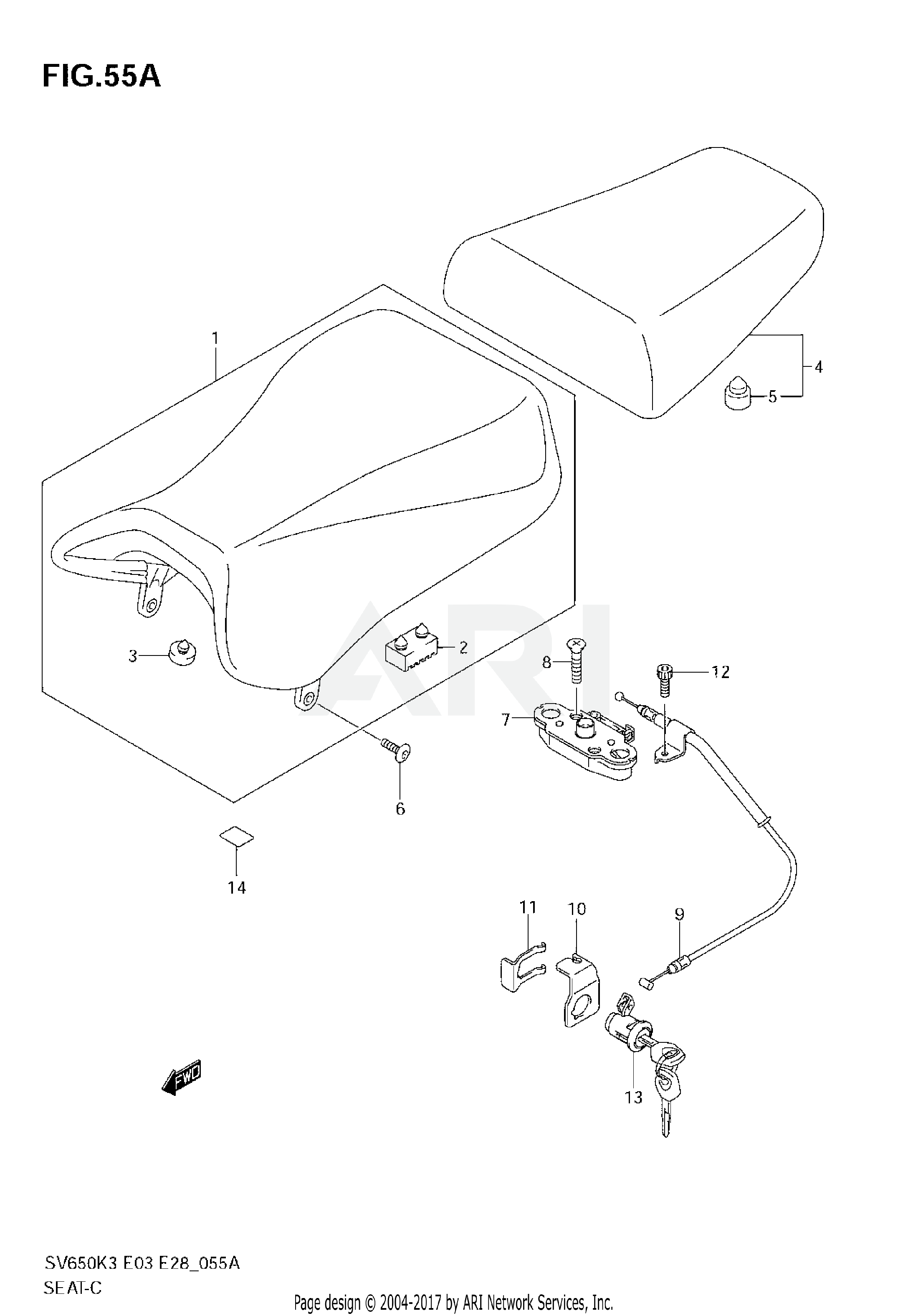 SEAT (MODEL K4/K5/K6/K7)