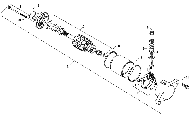 STARTER MOTOR ASSEMBLY