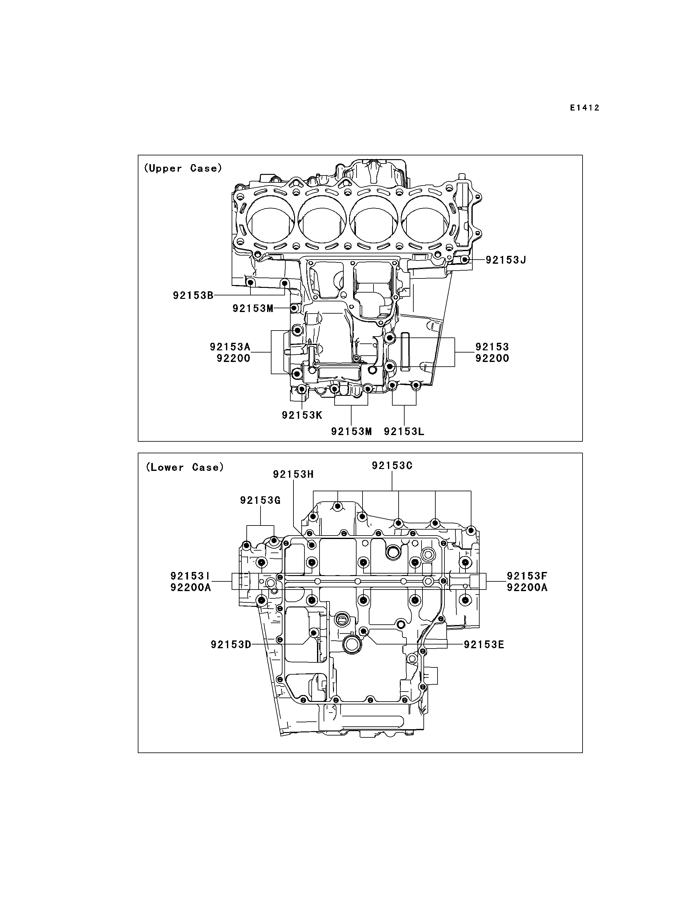 Crankcase Bolt Pattern