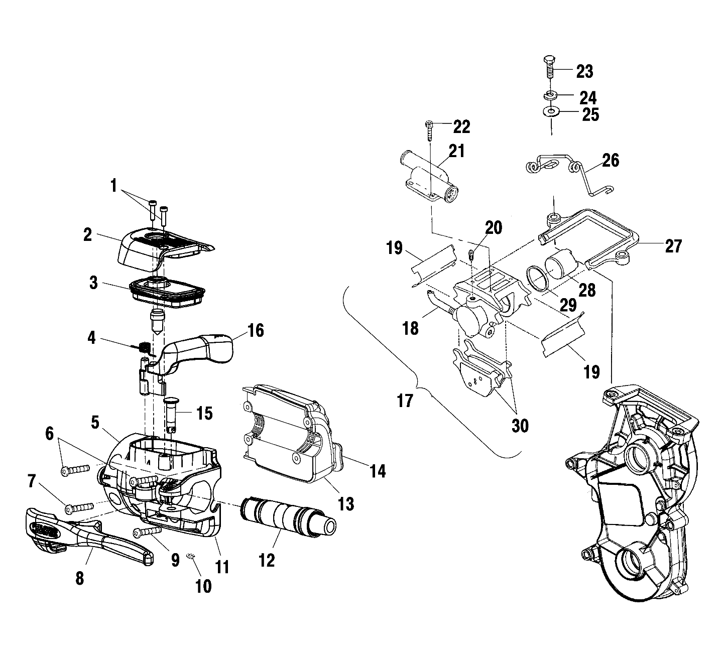 BRAKE - S02NP6ES/S02NE6ES (4973427342B06)