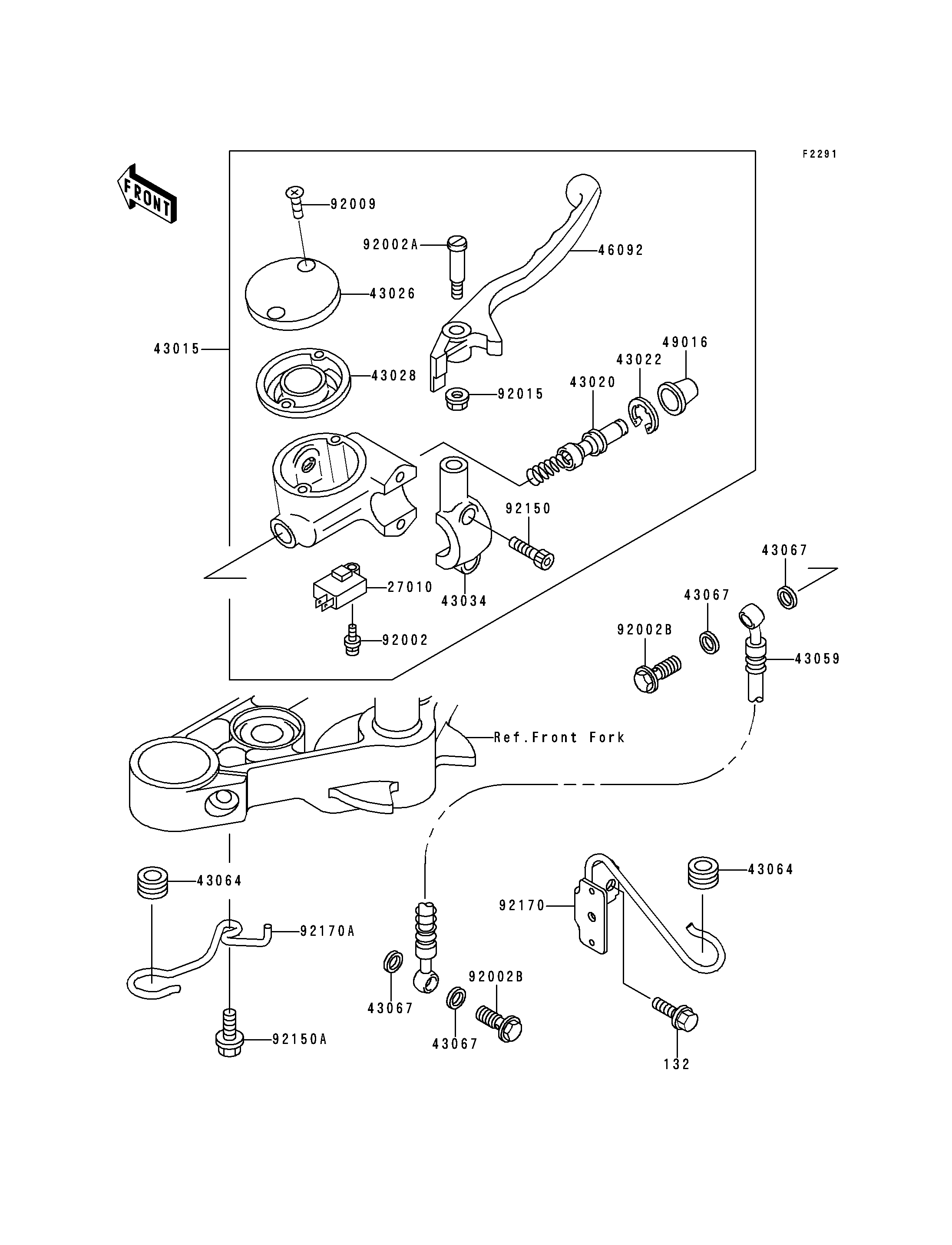 Front Master Cylinder