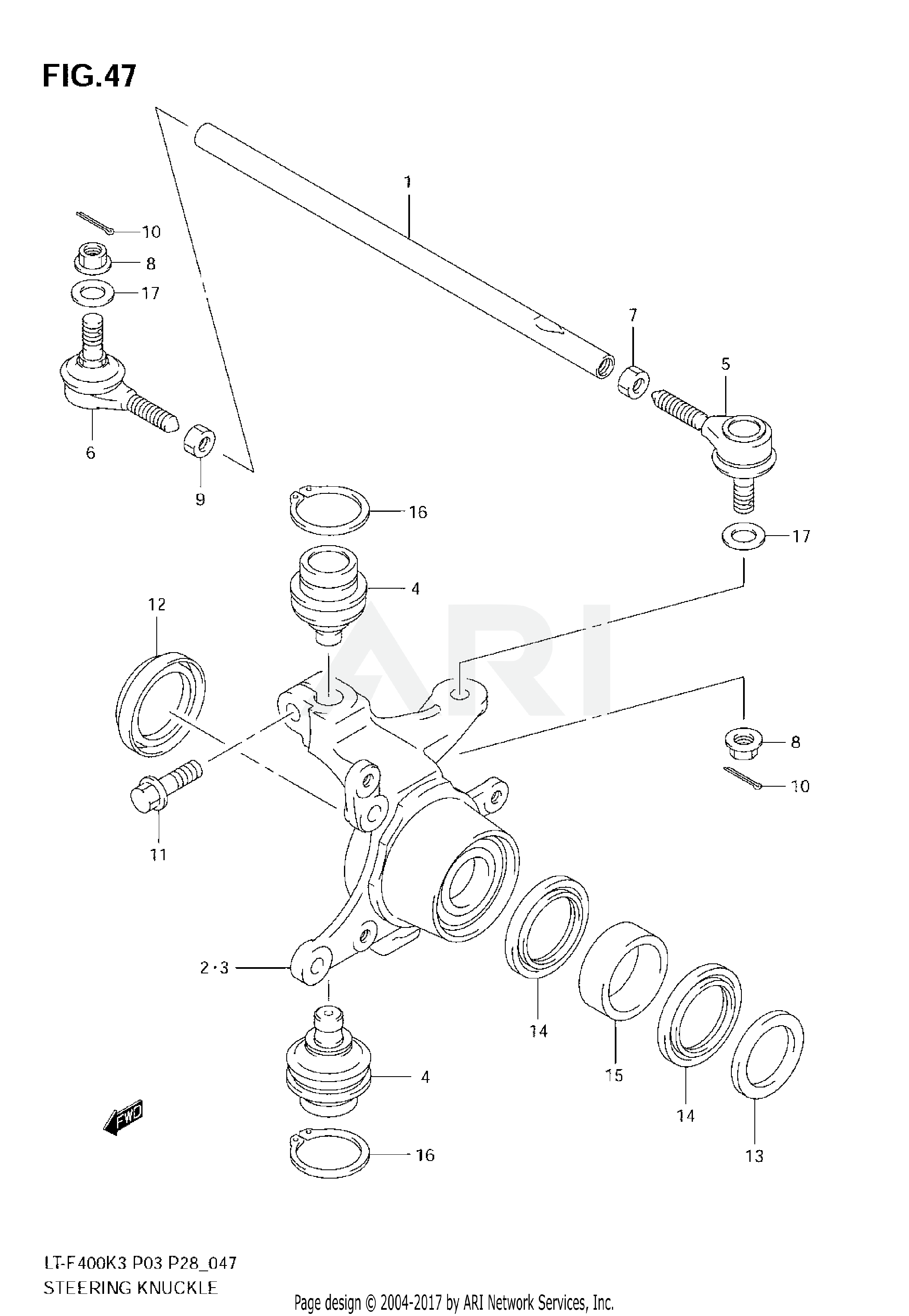 STEERING KNUCKLE