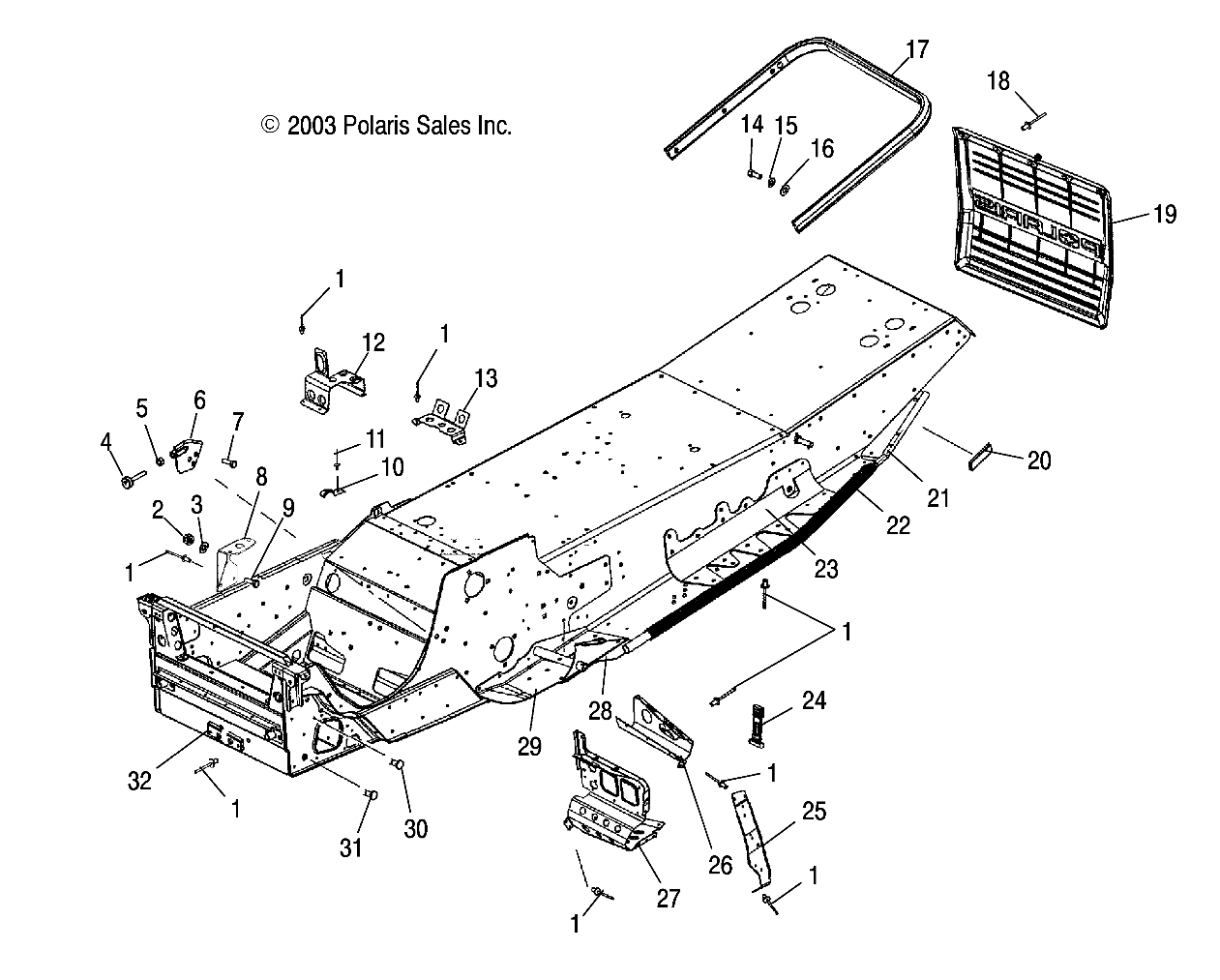 CHASSIS - S04NZ8CS/CSA/CE (4988798879A03)