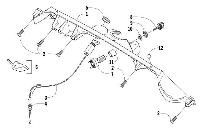 CONSOLE AND SWITCH ASSEMBLY