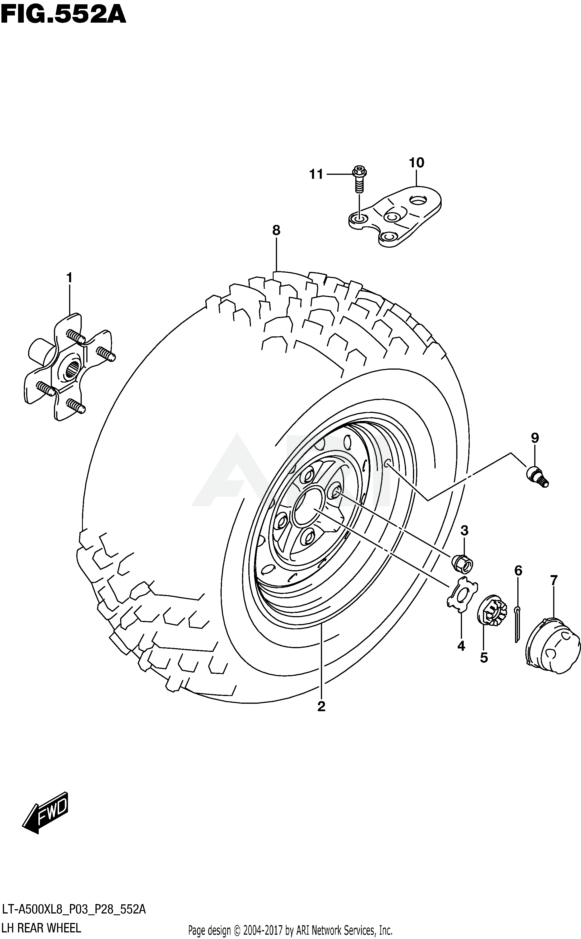 LH REAR WHEEL