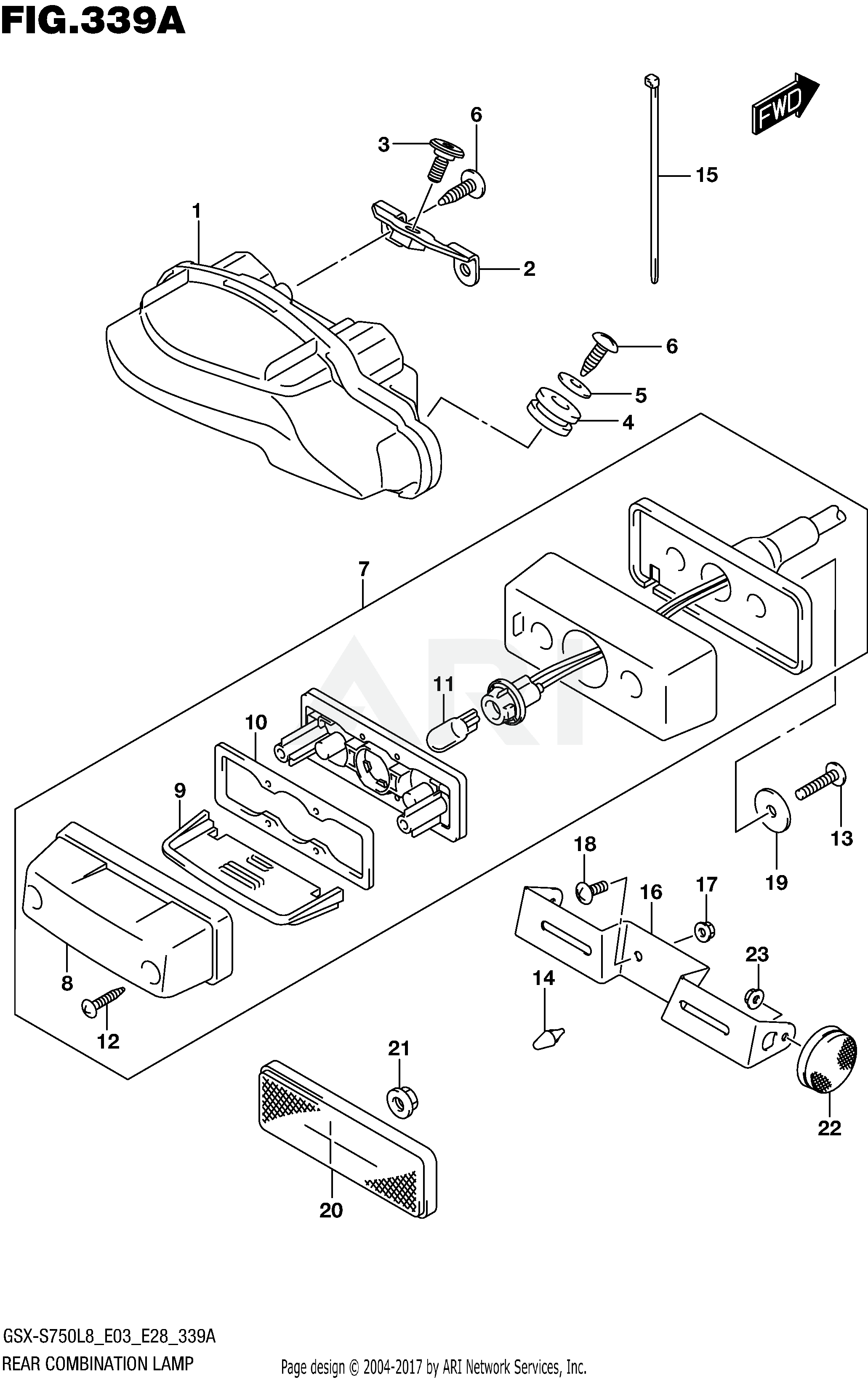 REAR COMBINATION LAMP