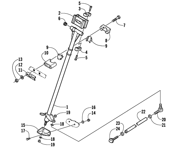 STEERING POST ASSEMBLY