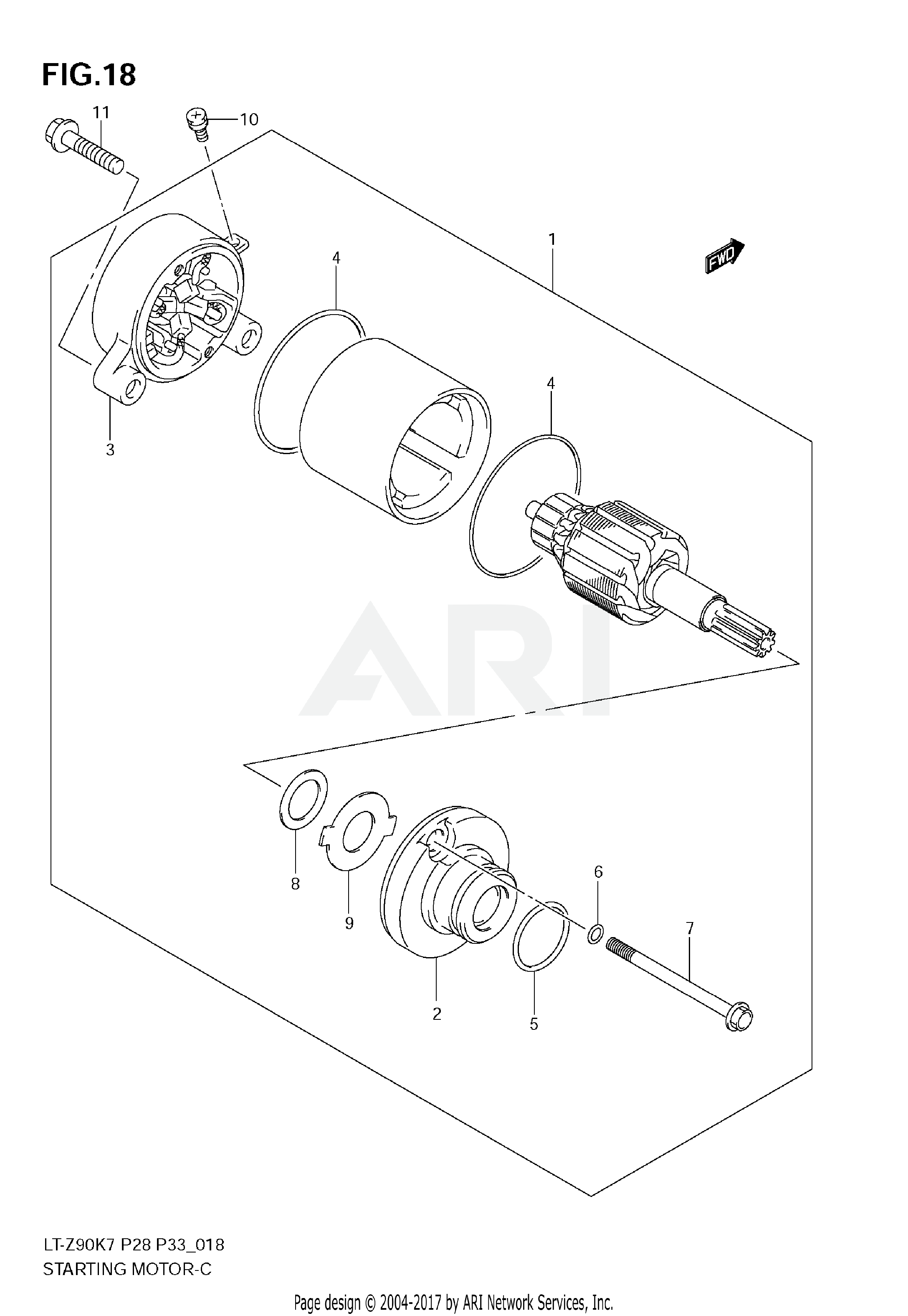 STARTING MOTOR