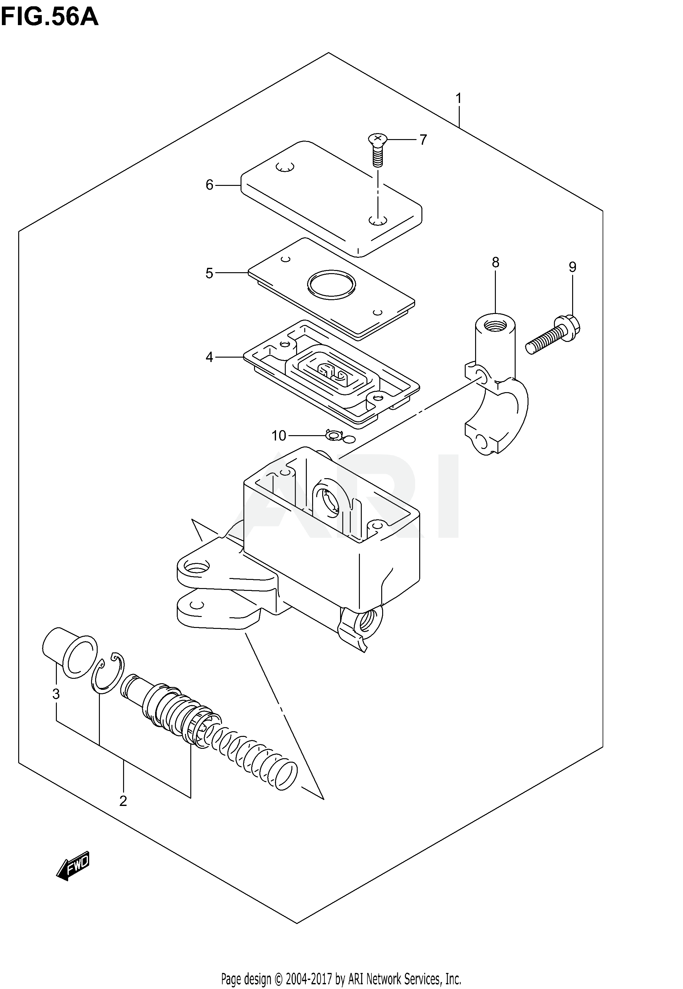 FRONT MASTER CYLINDER (SV1000K3)