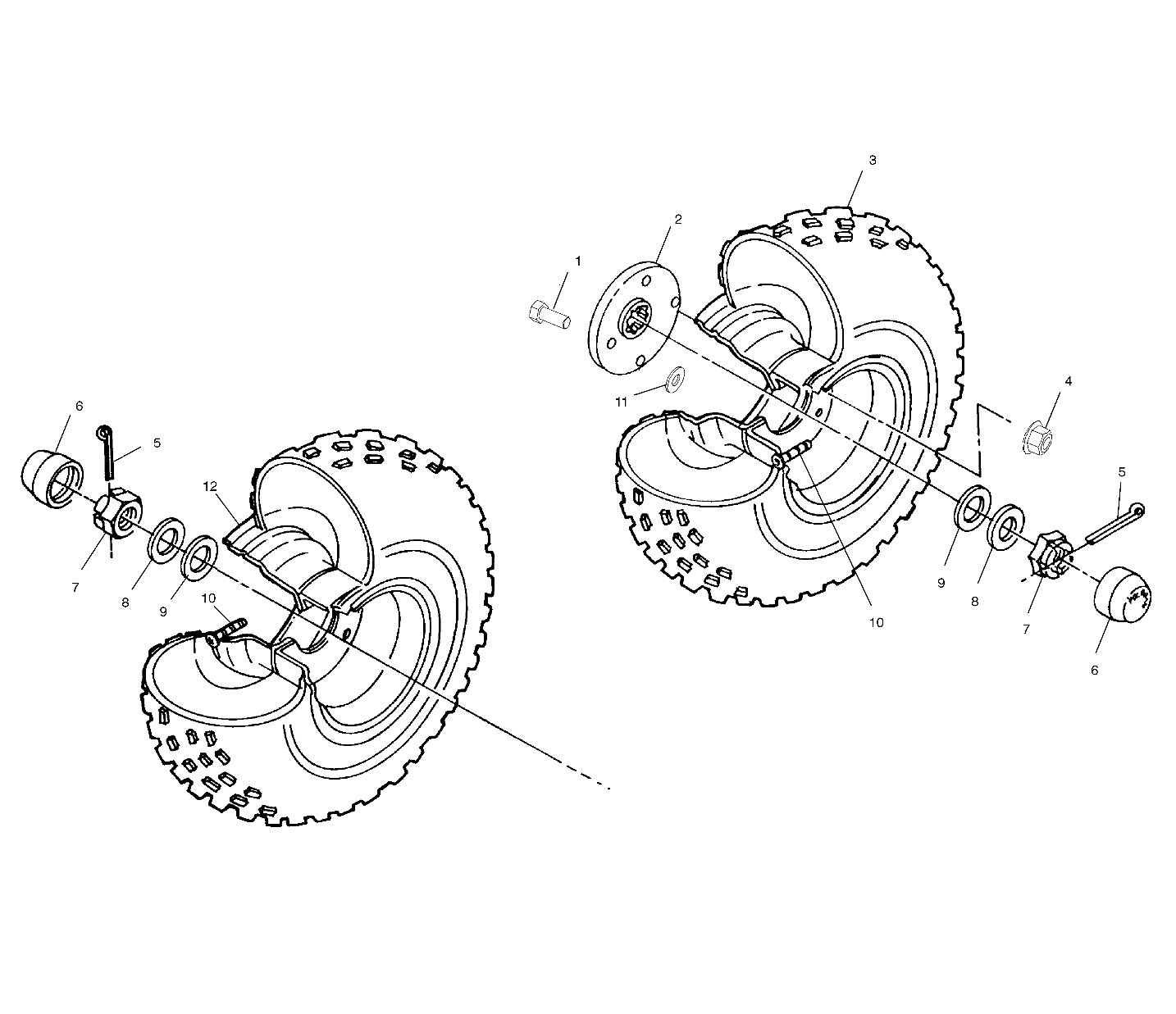 REAR and MIDDLE WHEEL - A00CL50AA (4954815481C002)