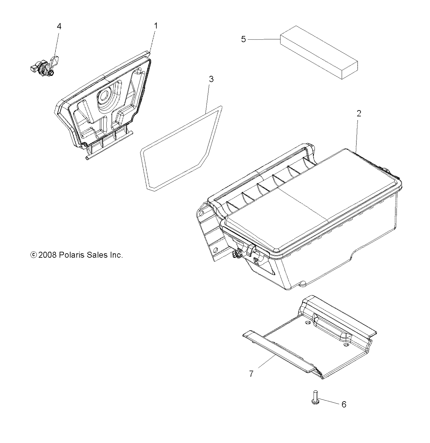 BODY, STORAGE, REAR - A10ZX85AK/AL/AS/AT/AX (49ATVSTORAGERR09SPXP550)