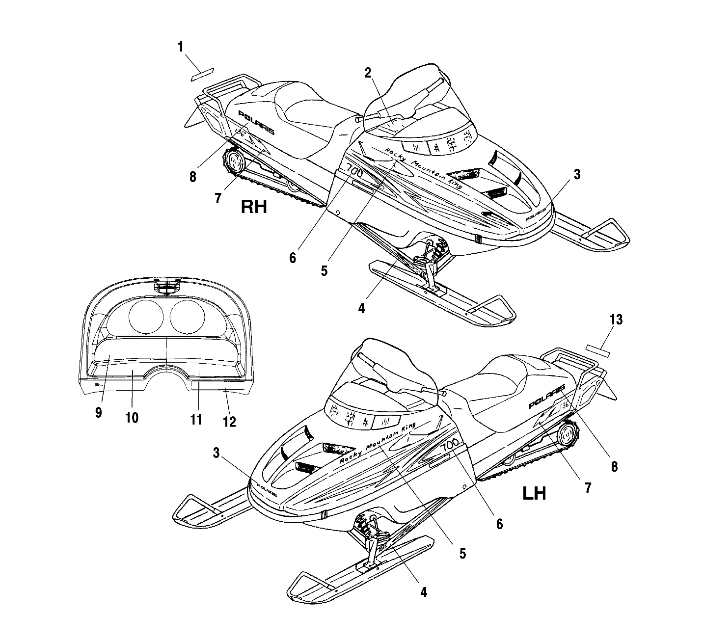 DECALS - S01SR7AS (4960286028A010)