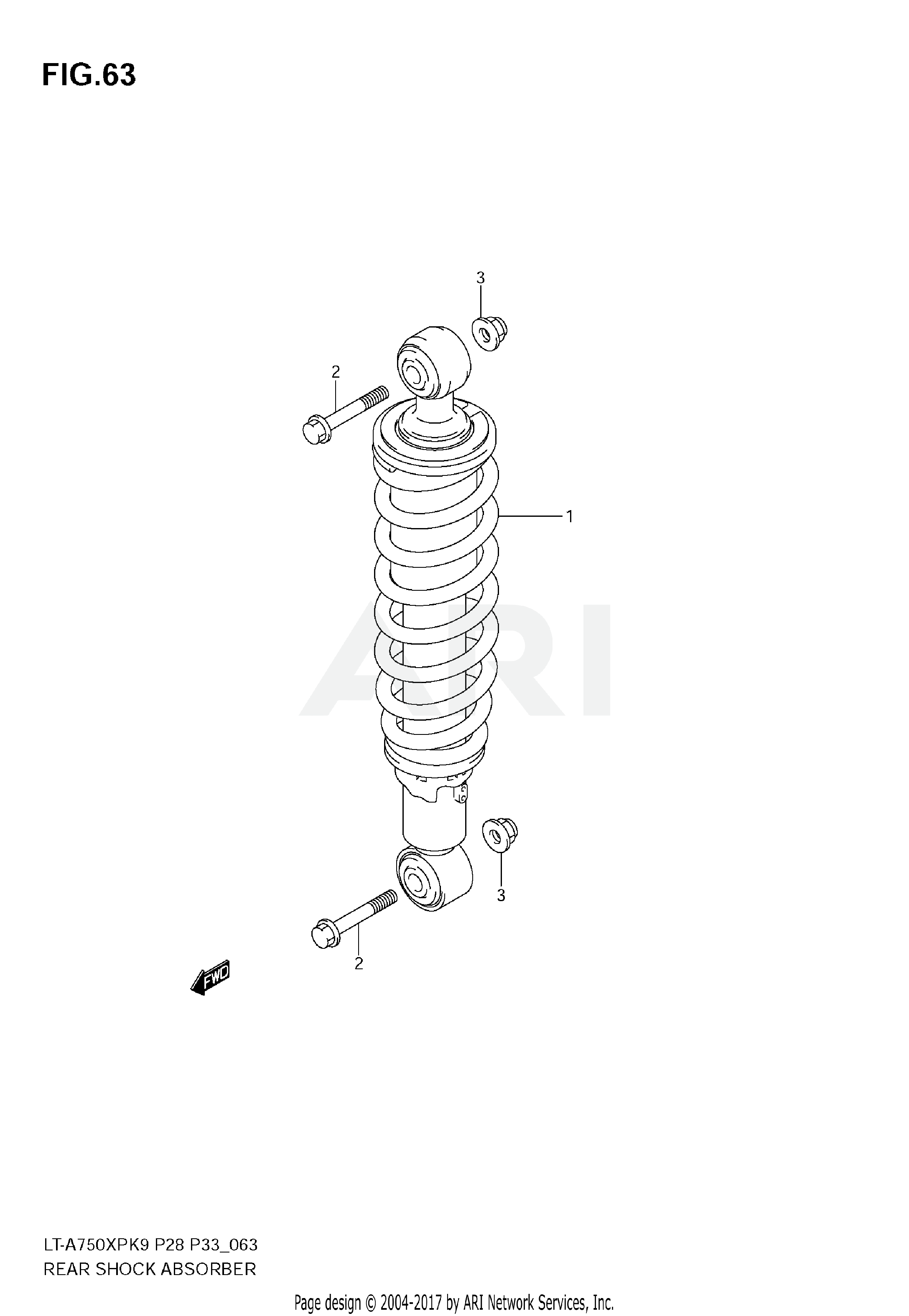 REAR SHOCK ABSORBER