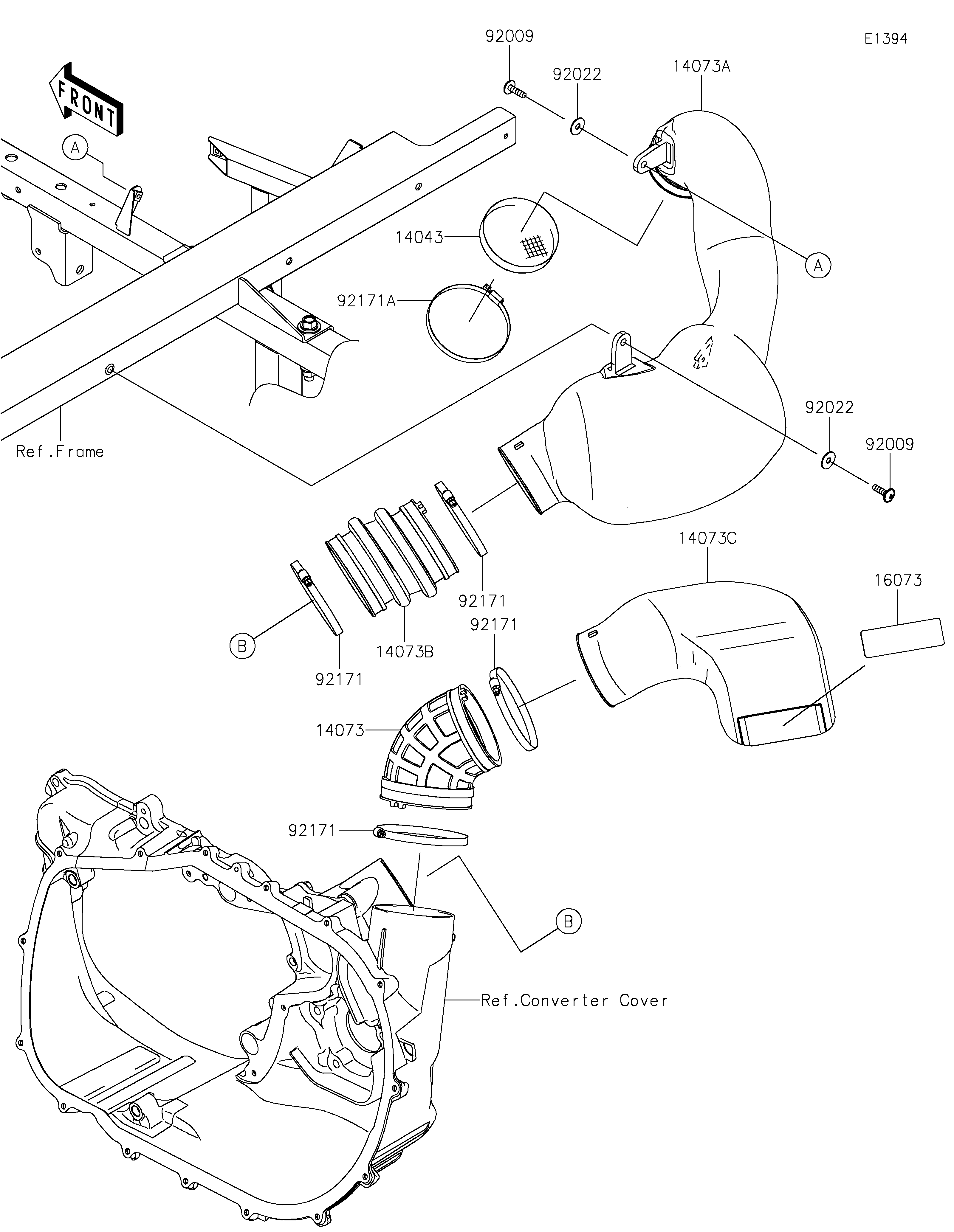 Air Cleaner-Belt Converter